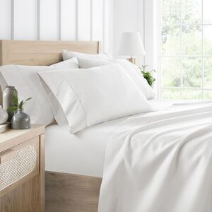 Becky Cameron - Solid 4 Piece Sheet Set - Ultra Soft - Becky Camer White
